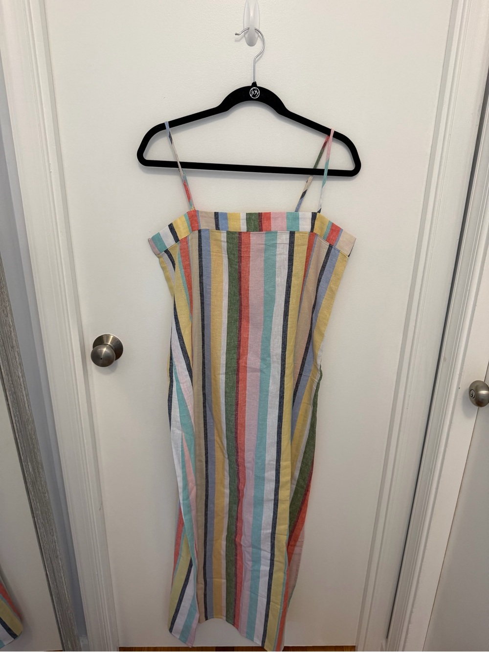 Loft Multicolor Linen-Blend Dress